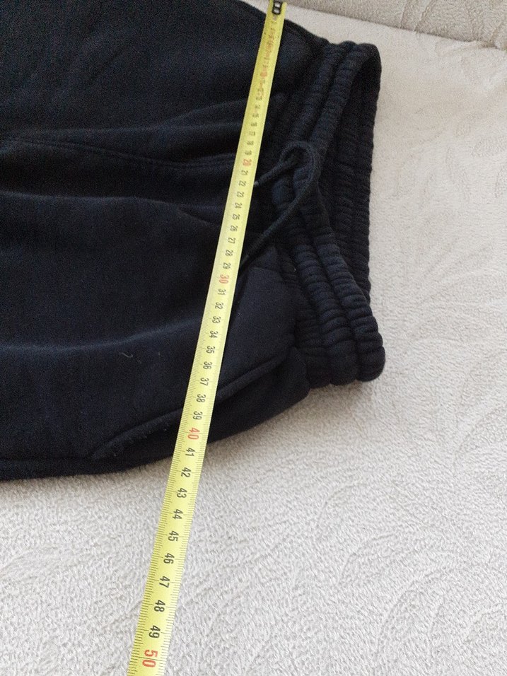 Siyah Rahat Kesim  Eşofman Altı - Görsel 5