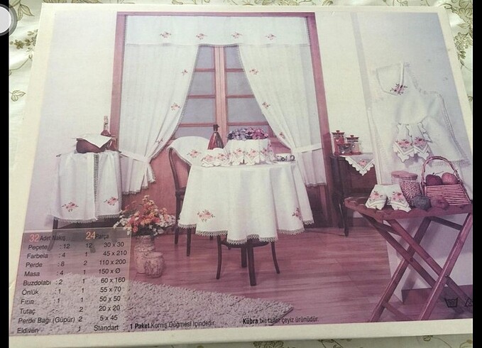 Nakışlı mutfak takımı  - Görsel 3