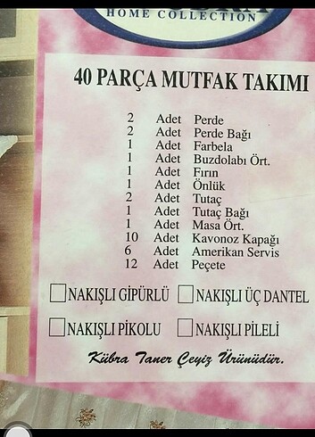 Nakışlı mutfak set - Görsel 3