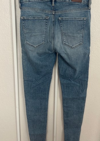 Kadın Mavi Slim Fit Normal Boy Kot Pantolon - Görsel 2