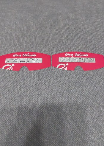 2 adet Güneş gözlem gözlüğü hiç kullanılmadı - Görsel 4