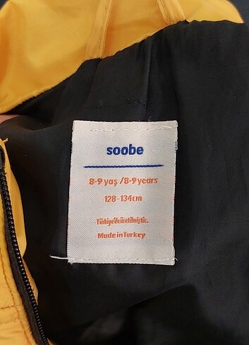 8 Yaş Beden SOOBE 8-9 YAŞ ERKEK ÇOCUK SARI ŞİŞME YELEK