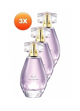 3 lu paket Avon eve alluring 50 ml bayan parfüm