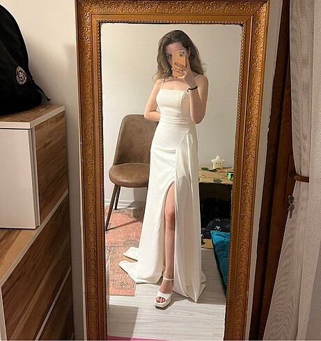 Nikah elbisesi beyaz elbise