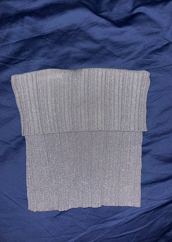 Bershka Gri Triko Büstiyer - Görsel 2