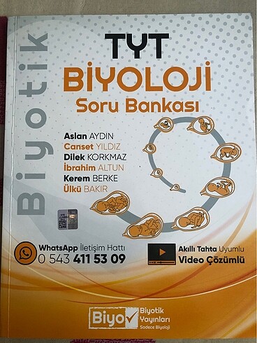 biyotik yayinlari tyt biyoloji soru bankasi