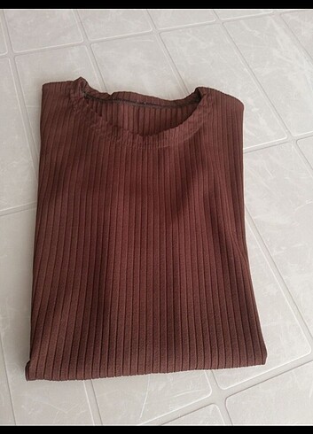 m Beden Kahverengi tshirt 