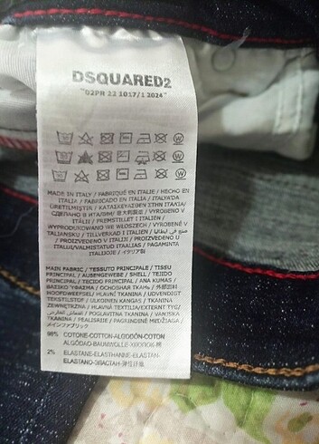30 Beden lacivert Renk DSQUARED2 orijinal PREMİUM DENİM SKİNNY