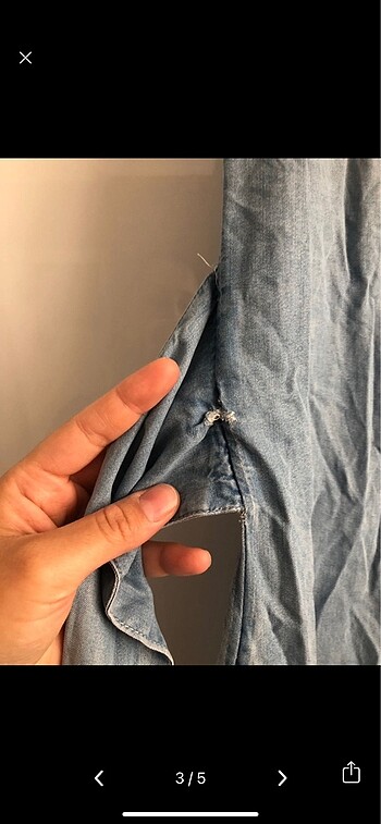 Zara Zara denim elbise