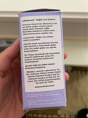 Lansinoh Lansinoh Latch Assist Meme Ucu Çıkarıcı