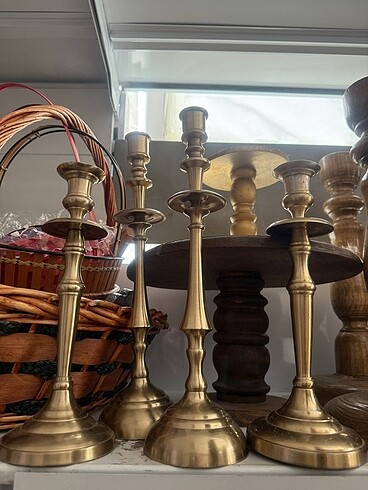 Zara Home Zara home gold metal şamdan mumluk