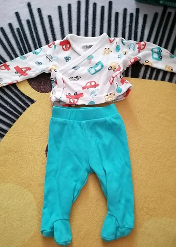 Beyaz Uzun Kollu Baskılı Erkek Bebek Body - Görsel 19