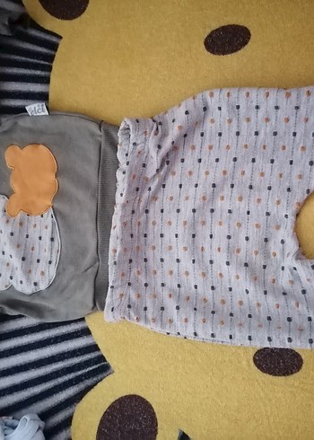 Beyaz Uzun Kollu Baskılı Erkek Bebek Body - Görsel 10