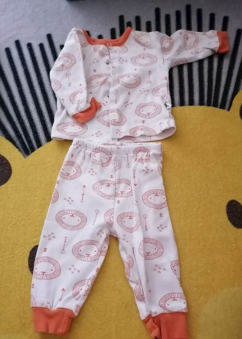 Beyaz Uzun Kollu Baskılı Erkek Bebek Body - Görsel 7