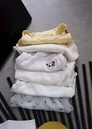 Beyaz Uzun Kollu Baskılı Erkek Bebek Body - Görsel 11