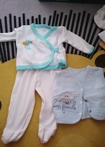 Beyaz Uzun Kollu Baskılı Erkek Bebek Body - Görsel 14