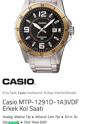 Orijinal Casio Erkek Saati