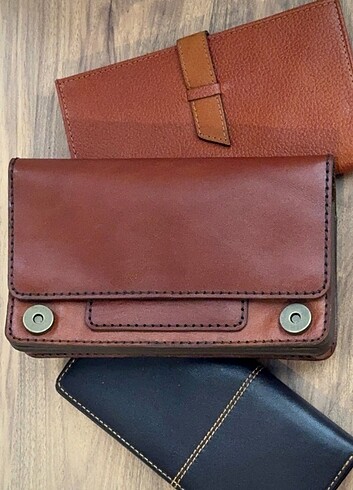 Unisex 0 Deri El Çantası Kadın/Erkek - Görsel 5