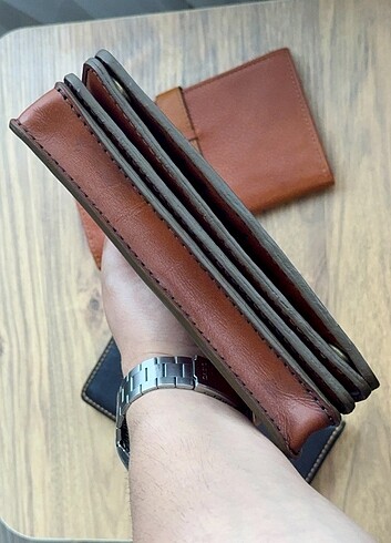 Unisex 0 Deri El Çantası Kadın/Erkek - Görsel 6