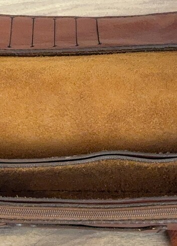 Unisex 0 Deri El Çantası Kadın/Erkek - Görsel 7