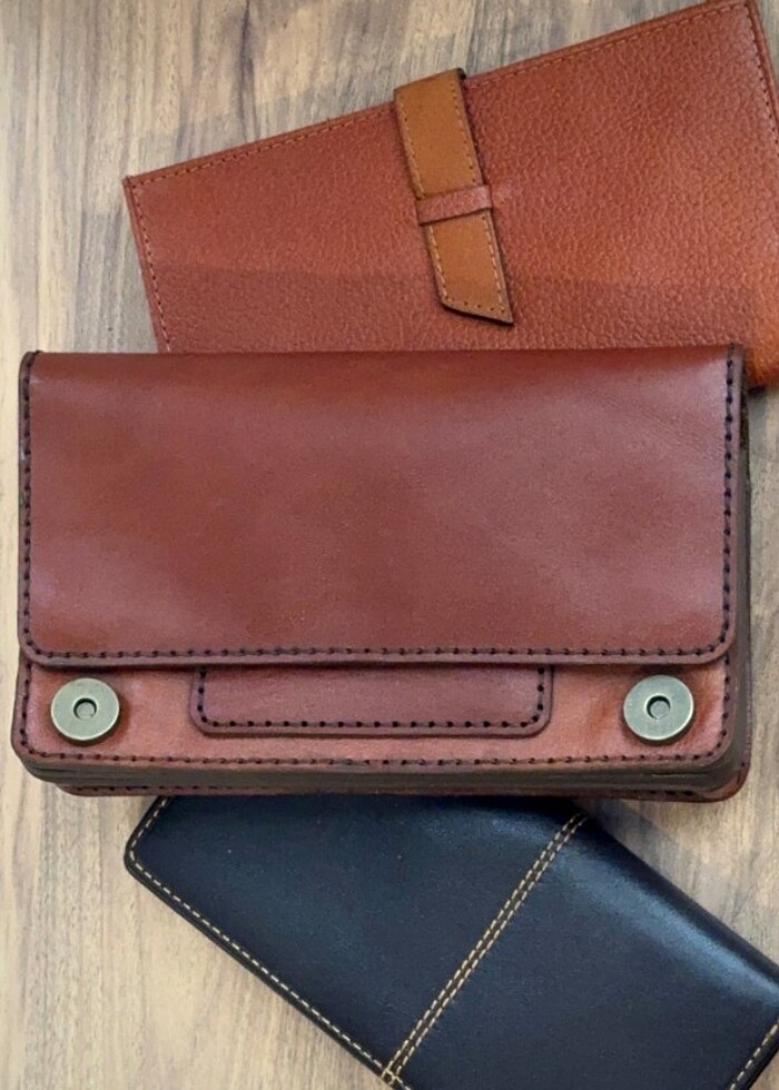 Unisex 0 Deri El Çantası Kadın/Erkek - Görsel 5