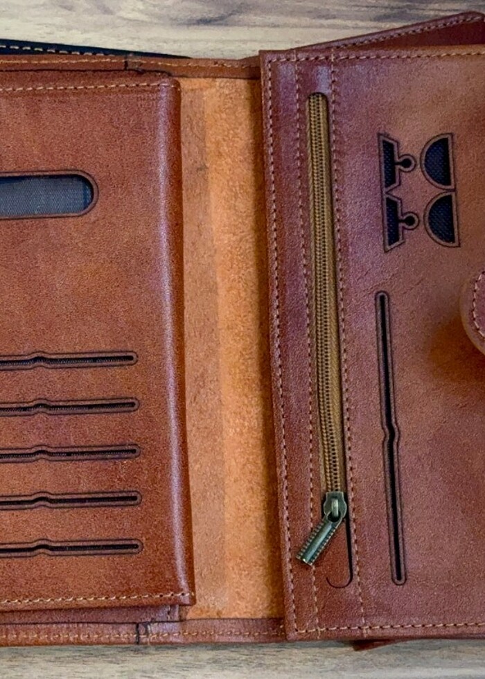 0 Deri Erkek Cüzdan - Büyük Boy - Görsel 4