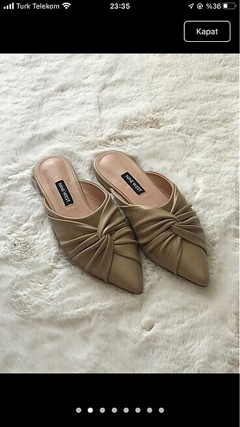 Nine West Sivri burun terlik