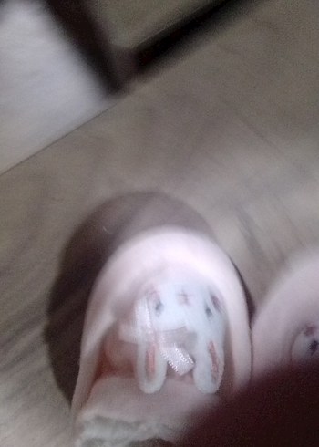 Kızlar için Pembe Nakışlı Sıcak babet - Görsel 4