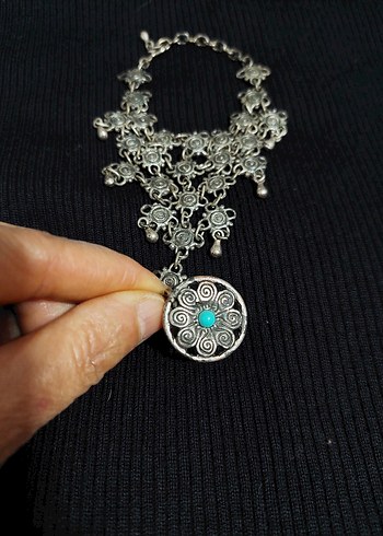 Üçgen el yapımı Şahmeran bileklik. - Görsel 3