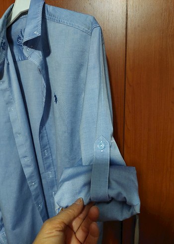 U.S POLO ASSN MAVİ GÖMLEK - Görsel 10