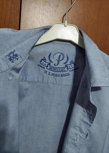 U.S POLO ASSN MAVİ GÖMLEK - Görsel 8