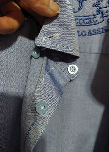 U.S POLO ASSN MAVİ GÖMLEK - Görsel 12