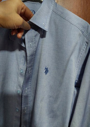 U.S POLO ASSN MAVİ GÖMLEK - Görsel 7