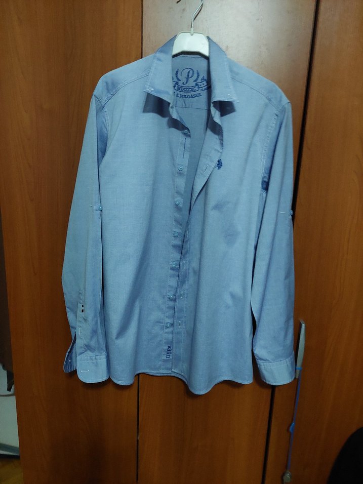 U.S POLO ASSN MAVİ GÖMLEK - Görsel 5