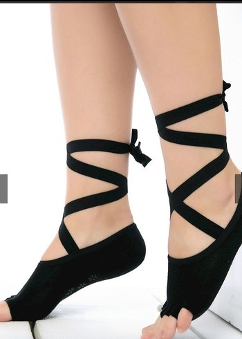 MOR KAYDIRMAZ PLATES &YOGA ÇORABI - Görsel 4