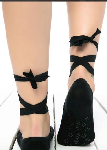 PEMBE RENK PLATES&YOGA ÇORABI - Görsel 5