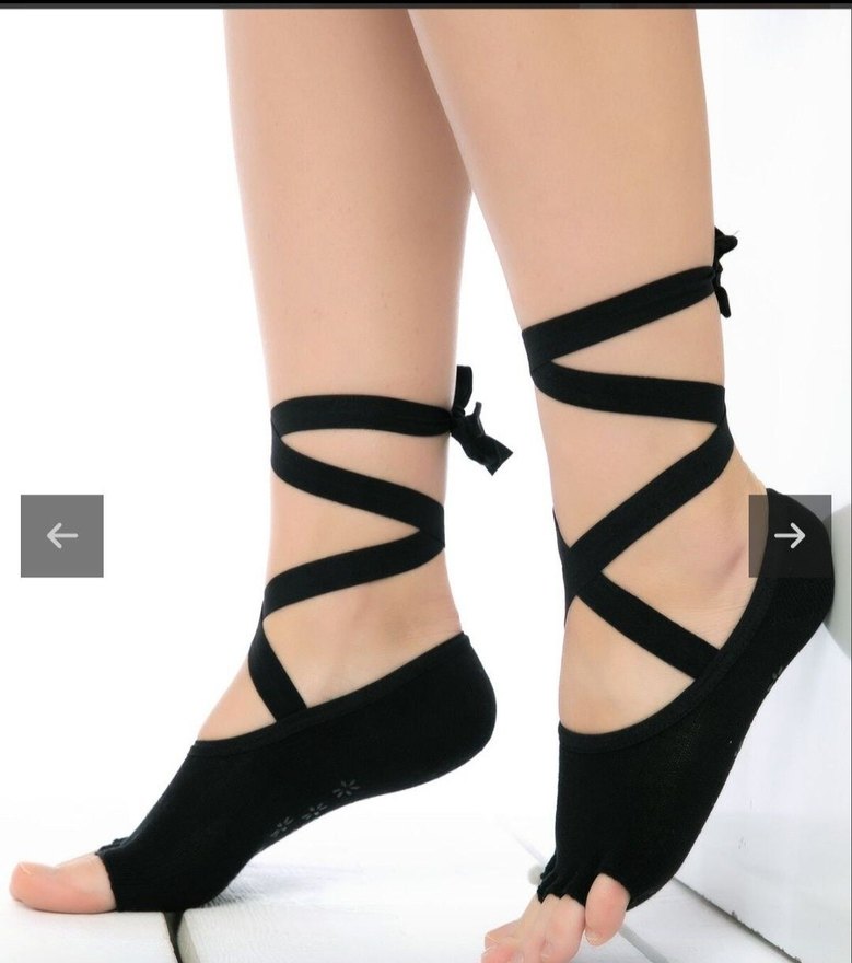 PEMBE RENK PLATES&YOGA ÇORABI - Görsel 4