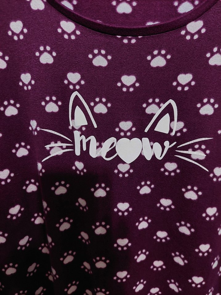 Penti  Kedi Patili Termal  Gecelik - Görsel 5