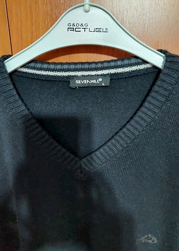 SİYAH SEVENHILL ERKEK KAZAK. - Görsel 2