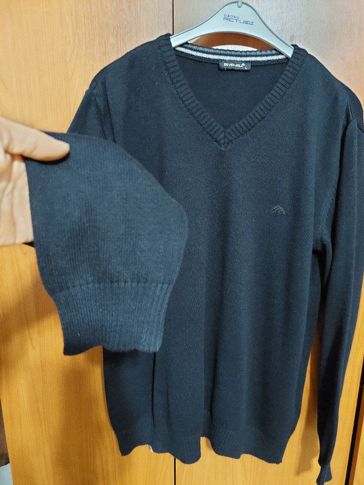 SİYAH SEVENHILL ERKEK KAZAK. - Görsel 3