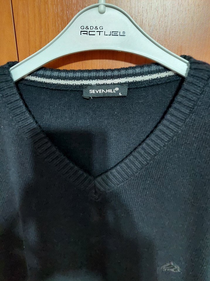 SİYAH SEVENHILL ERKEK KAZAK. - Görsel 2