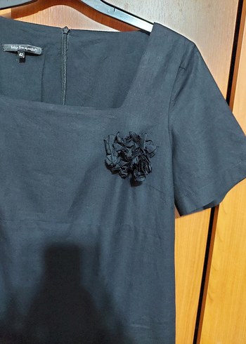 TOLGA SARAÇOĞLU KOLLEKSIYONUNDAN ŞAHANE SIYAH ELBİSE. - Görsel 3