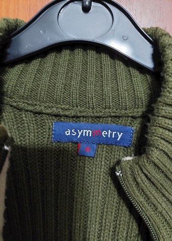 Erkek Haki Fermuarlı Örme Dokulu Mont. - Görsel 8