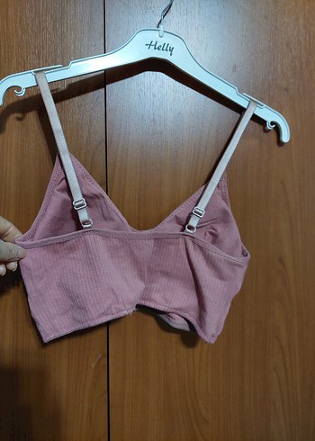 GÜL KURUSU RENK FİTİLLİ SPOR SÜTYENİ. - Görsel 6