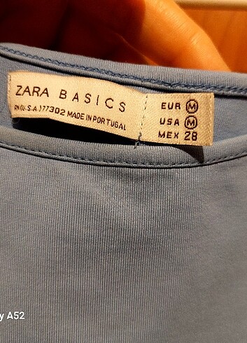 m Beden mavi Renk Zara marka atlet bluz