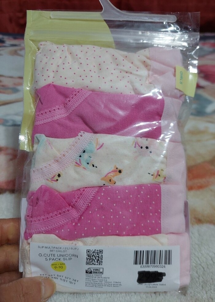 Penti Unicorn 5'li slip kız çocuk kilotu. - Görsel 4