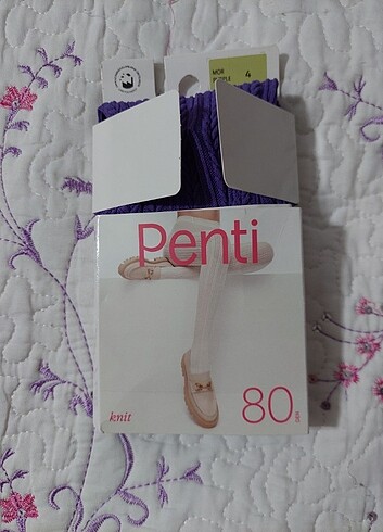 xl Beden mor Renk Penti knit mor kilotlu çorap. 