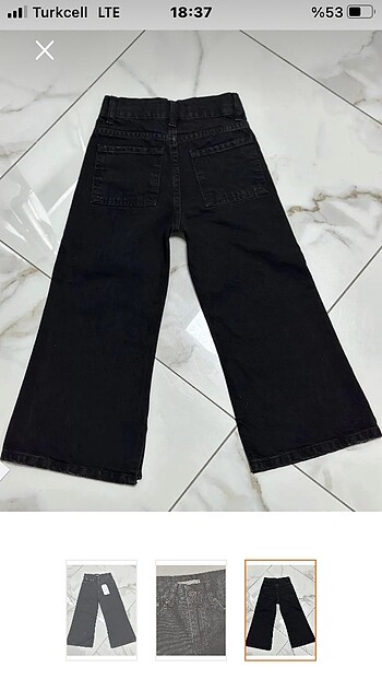 10 Yaş Beden Zara kız çocuk pantolon