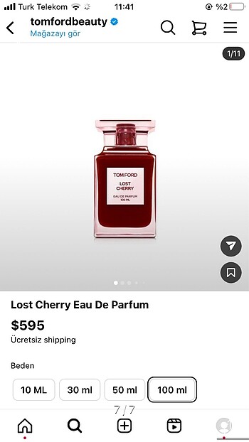 Tom Ford Tom ford lost cherry edp 100ml