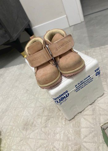 Kız Bebek pudra rengi Süet İlk Adım Ayakkabısı - Görsel 2